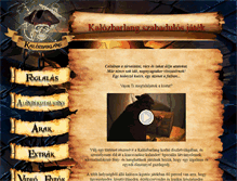 Tablet Screenshot of kalozbarlang.com